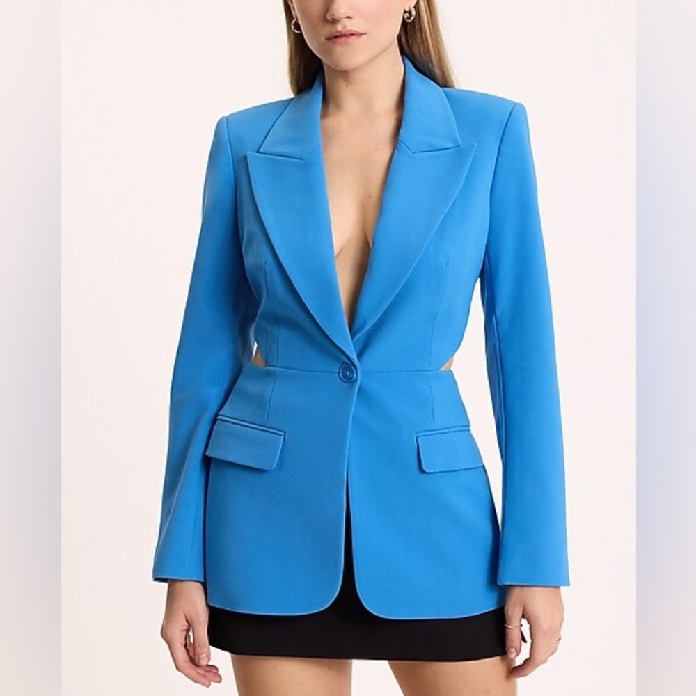 New w/tags Express Cutout Long Slim Blazer /small